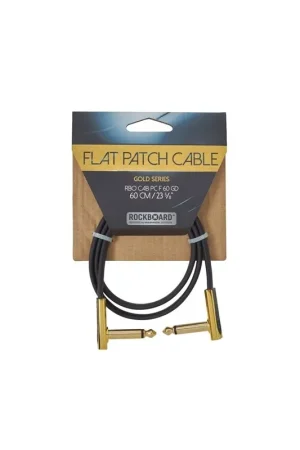 Rockboard Rbo Cavo Flat Patch Cable Gold 60 Cm Spedizione Espresso