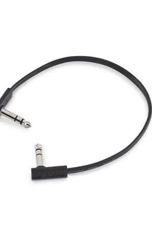 Bestseller RockBoard Flat Patch TRS Cable Black 30cm