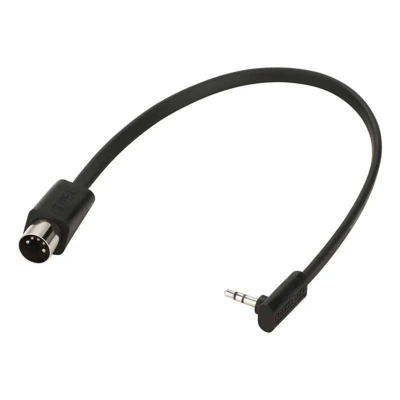 Consegna Rapida RockBoard Flat Cable mini TRS/MIDI Type A Black 30cm