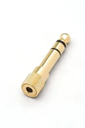 Bespeco Ad190M Adattatore da Spina Jack Stereo 6,3 mm a Presa Jack Stereo 3,5 mm Ultimissimo Modello