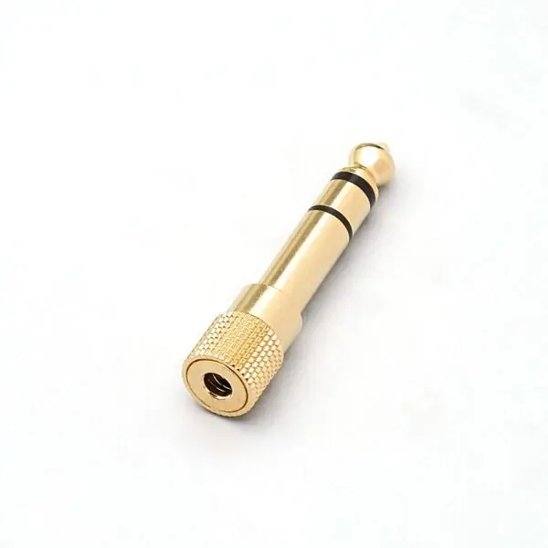 Bespeco Ad190M Adattatore da Spina Jack Stereo 6,3 mm a Presa Jack Stereo 3,5 mm Ultimissimo Modello