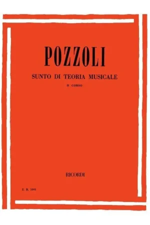Ricordi Pozzoli Sunto di Teoria Musicale II Corso Consegna Rapida