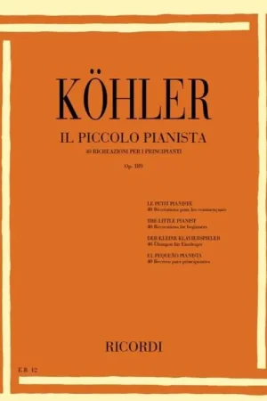 Prezzo Conveniente Ricordi Kohler Piccolo Pianista Op 189