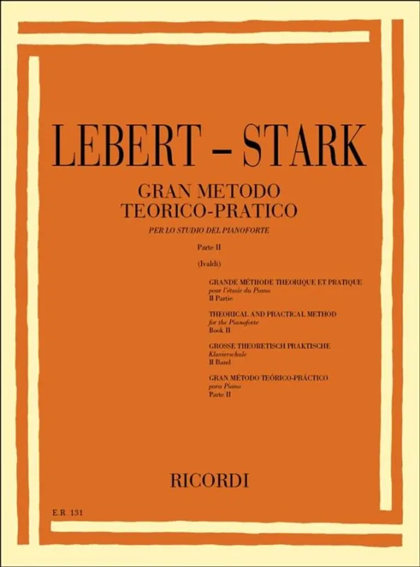 Ricordi Lebert-Stark Gran Metodo Teorico Pratico pt. II Miglior Prezzo