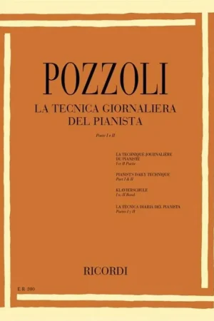 Acquista Ora Ricordi Pozzoli La Tecnica Giornaliera del Pianista pt. I e II