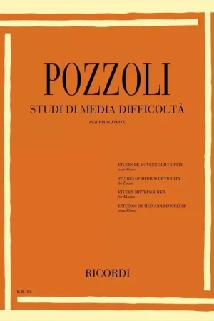 Esclusivo Ricordi Pozzoli Studi Di Media Difficolta' - Pianoforte