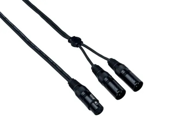 Offerta Del Giorno Bespeco Cavo Eagle Pro Realizzato con 1 Cannon Femmina e 2 Cannon Maschi 3 Mt