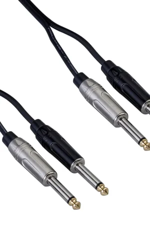 Bespeco Rcw600 Cavo Interlink 2X Jack 6,3 2X Jack 6,3 mm Mt 1,5 Nero Soddisfatti O Rimborsati