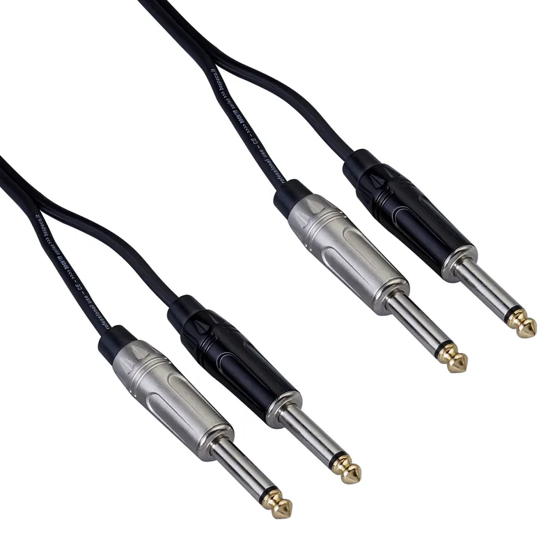 Bespeco Rcw600 Cavo Interlink 2X Jack 6,3 2X Jack 6,3 mm Mt 1,5 Nero Soddisfatti O Rimborsati