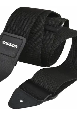 session Gitarrengurt Black/Schwarz Consegna Rapida