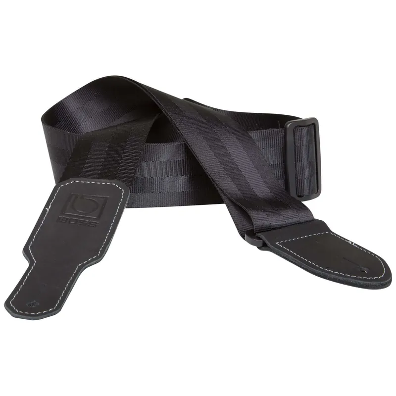 Boss BSB-20-BLK 2IN GUITAR STRAP BLACK SEATBELT Affare