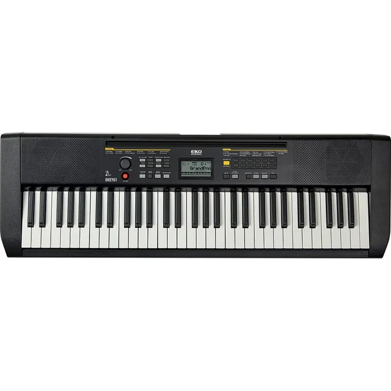 Vendita Finale EKO OKEY 61 KEYBOARDS TASTIERA ARRANGER 61 TASTI CON DINAMICA Nuovo