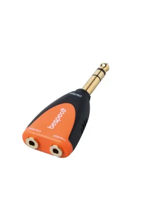 Must-Have BESPECO SLAD230 ADATTATORE X2 FEMMINA STEREO 3,5 MM/ JACK MASCHIO 6,3 MM STEREO Nuovo